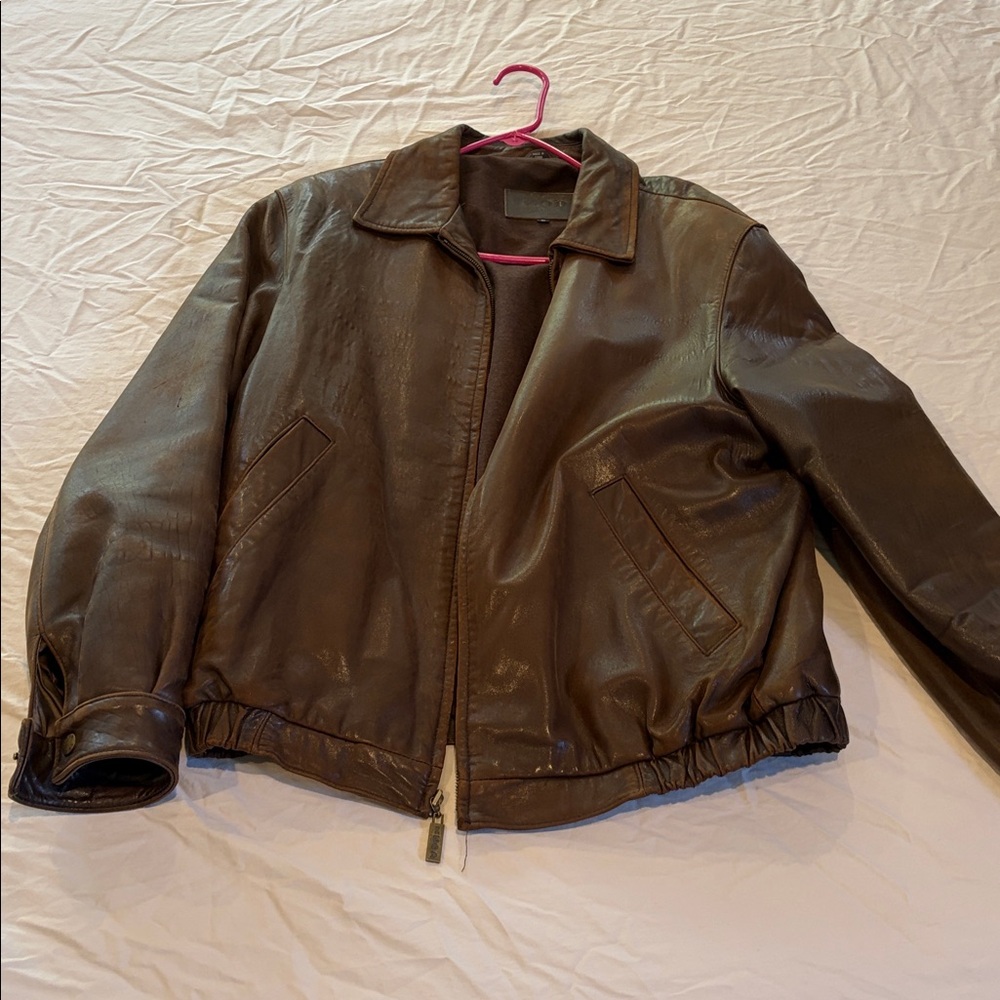 Men’s Brown Leather Jacket